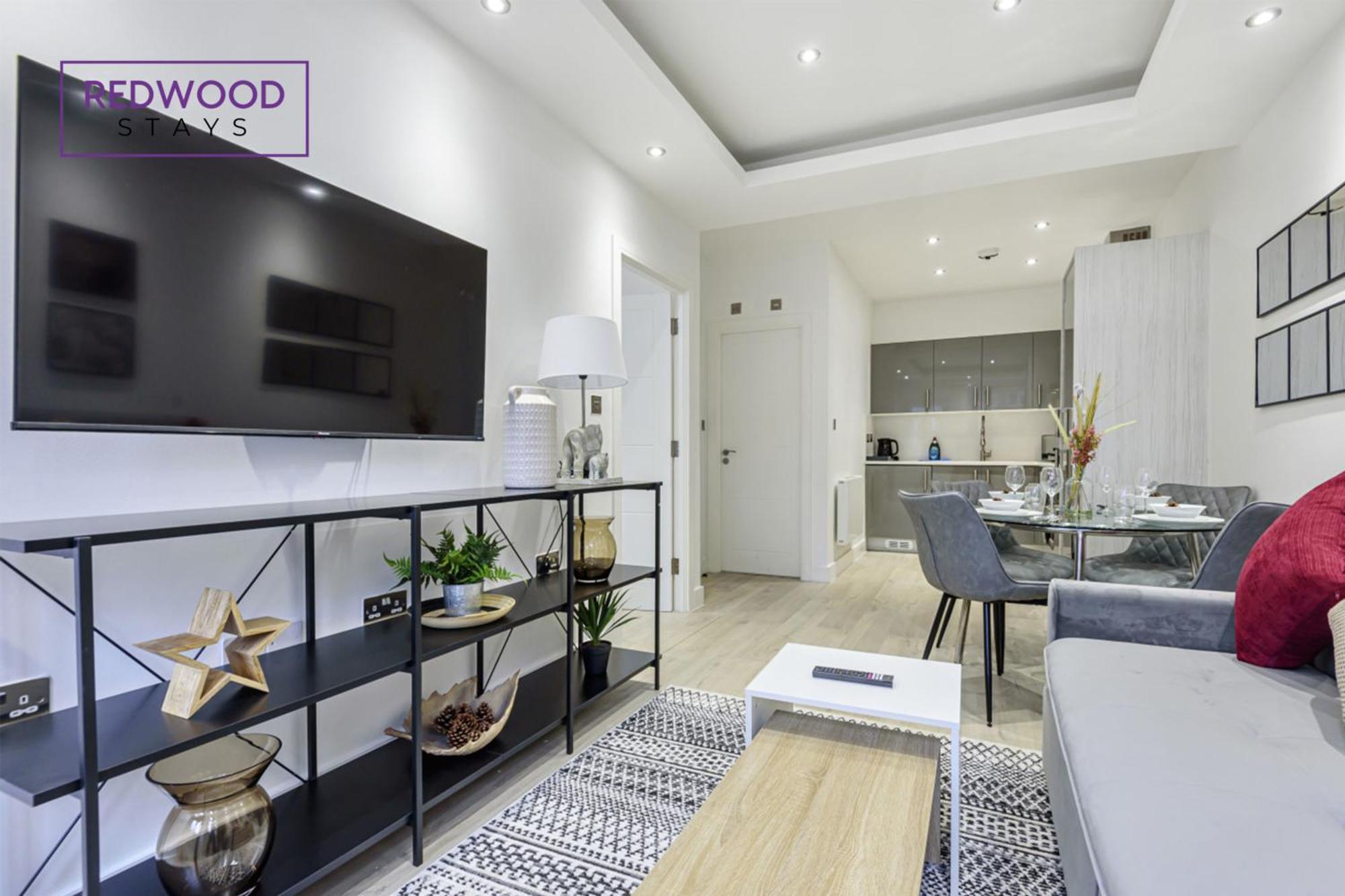 1 Bed 1 Bath Town Center Apartments For Corporates & Contractors, Wifi, Netflix And Parking On Selected Units By Redwood Stays Aldershot Eksteriør bilde